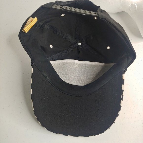 Vintage Nissin C&M Pallets New Orleans LA Checkered Black White Cap Retro Hat - Picture 12 of 12